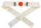 Black Sugar Japanisches Bandana, Kopftuch, japanischer Kopf, traditionell, Samurai, Aufschrift, Baumwolle, zum Knoten, Cosplay, Uni, Ninja Drache, Hachimaki, schwarz / weiß, One size