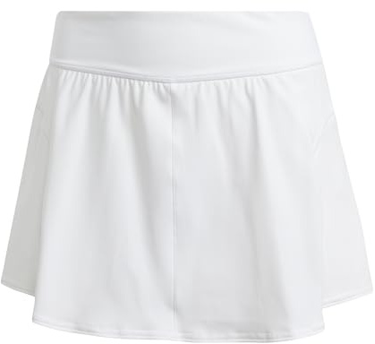 adidas Women's Tennis Climacool Match Skirt, White, M