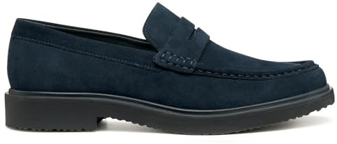 Geox Men's U MassimianoLoafer, Blue, 11 UK