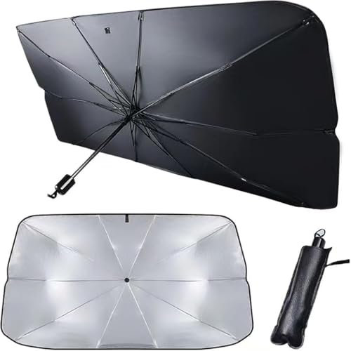 FUNSIE Auto Umbrella Sunshade für BMW X4 G02 2019-2023, Faltbarer Regenschirm Windschutzscheibe Bildschirm Abdeckung Anti-Hitze UV-Strahlen