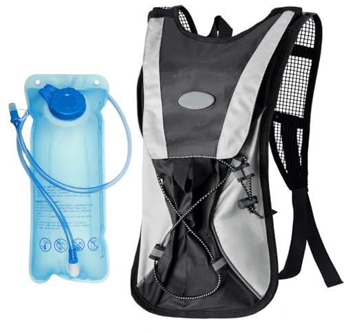 SUNOYA 2L Trailrunning Rucksack, Trinkrucksack, Laufrucksack, Trinkrucksack Laufen for Men Women Water Backpack Hydration Vest Pack Hydration Pack Fahrradrucksack,Laufen, Camping