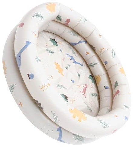 JOINPAYA Aufblasbarer Pool Klein PVC Junge Mädchen Planschbecken Tragbar Für Sommer Garten Drinnen Und Draußen Dickwandiger Aufblasbarer Schwimmbecken Für Kleinkinder