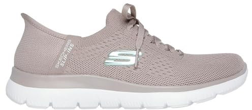 Skechers Damen Schnürhalbschuh in beige - Gr. 42