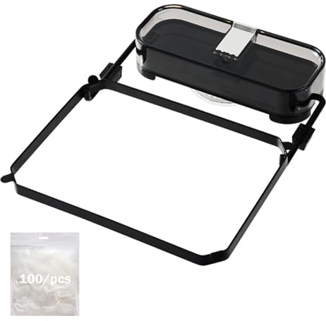 Filtro per Lavello Cucina Nero, Portafiltro per Lavello da Cucina Pieghevole, con 100 Maglie Filtranti, Tipo Ventosa, Kitchen Sink Filter, per Cucina Anti Intasamento per Avanzi Cucina