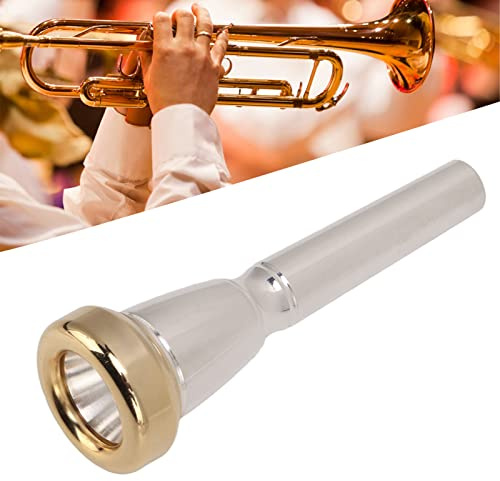 EIMSOAH Trumpet Munstycke Set, 3C 3B 2C 2B Trumpet Part, Metal Trumpet Munstycke Nybörjare Trumpet Practice Munstycke, Musikinstrument Tillbehör för Att Spela