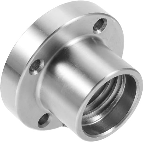 Gadpiparty Wood Lathe Face Plate 2-Inch Steel Flange Chuck Adapter 1-8 Threaded Backplate for Woodturning Lathe Tools and Accessories