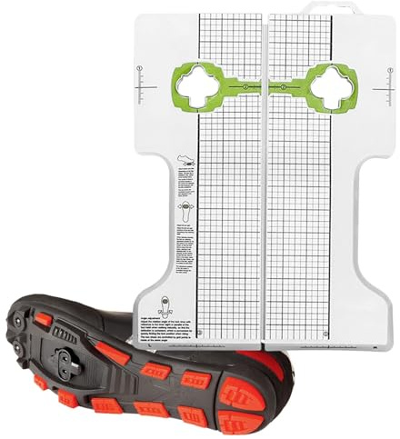 caiduos Fahrrad Cleat Justierwerkzeug, Fahrradschuhplatten Einstellwerkzeug, Rennrad Ausrichtungsgerät, Ergonomische Schuhwinkel Ausrichtung, Pedalplatten Montagewerkzeug, für Mountainbike, Rennrad