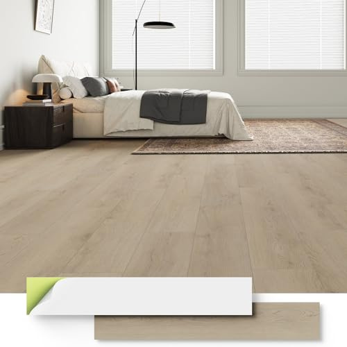 ATOPOSE Vinylboden Selbstklebend Holzoptik, 3 mm stark 28 Dielen | Mit 1 mm Unterlage,strapazierfähig,schalldämmend,wasserdicht,geeignet für den privaten und den leichten gewerblichen Einsatz