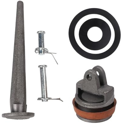 Kolben-Set aus Gusseisen für Typ 75 Handpumpen, mit Nasenpiercing-Ventil und Lederdichtungsringen, Reparaturset mit Schrauben und Dichtungen