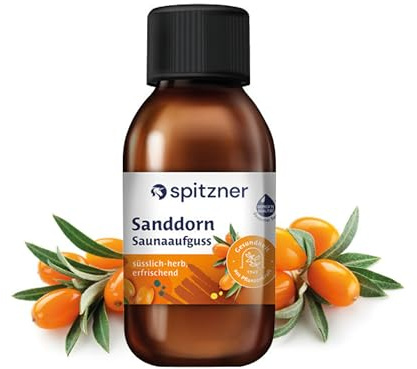 Spitzner Saunaaufguss Sanddorn 125 ml Wellness Sauna Aufguss Wellnessaufguss