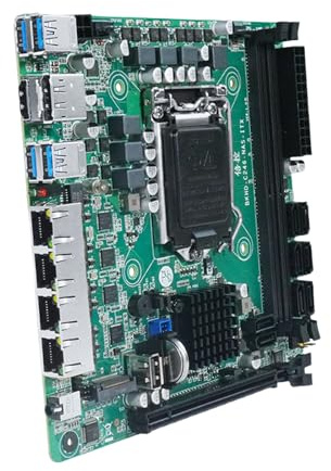 ITX Motherboards with 8 Port 4x1226V 2.5Gb Ethernet Double NVMe Slots DDR4 for 8th 9th Gen CPUs Motherboards CPU