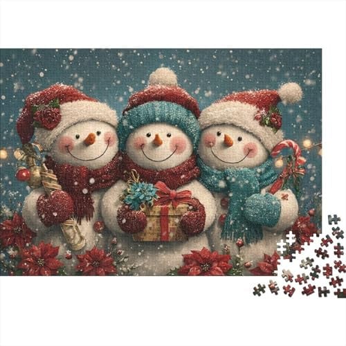 Fröhliche Schneemänner Puzzle