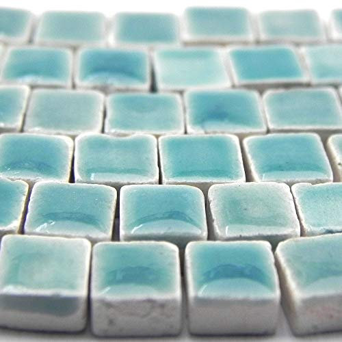 Mosaik Mini 5mm Keramik, 500 Stück, Türkisblau, WG02
