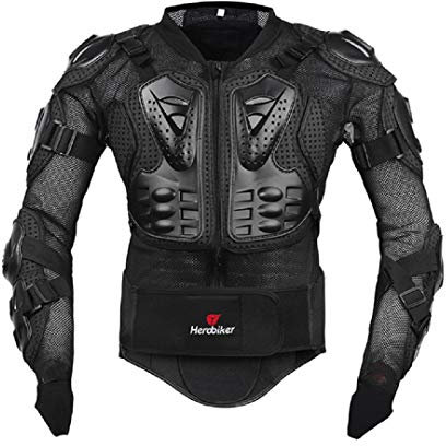 FULUOYIN Motorrad Protektorenjacke Panzer Protektorenhemd für Radfahren Reiten Motorrad Fahren S-5XL