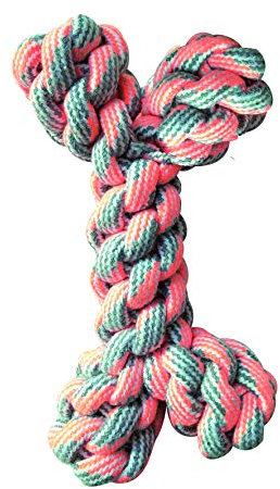 Croci Jeu en Corde Os Bicolore P Astel Orange 20 cm