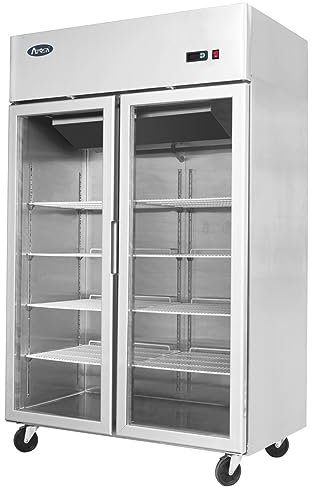 Frigo Professionnel Vitré Tropicalisé 2 Portes 1300 Litres - Atosa