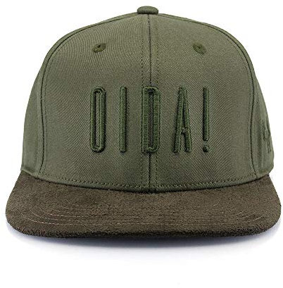 Du Hirsch Bayerisches Snapback Cap Oida Dunkelgrün Twill One Size