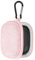 Geekria Shield Earbuds Case Compatible with Jabra Elite 10 Gen 2, 75t, 65t, Replacement Hard Shell Travel Carrying Bag with Carabiner Clip (Pink)