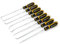 GearWrench 84010H Juego de 8 llaves de gancho, largas, aleación de acero pulido, 9/228,6 mm