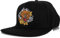 Blackskies® Stay Strong Snapback Cap | Herren Damen Schirm Premium Baseball Mütze Bär Kappe Basecap Kappe Tattoo Neo Traditional - Schwarz
