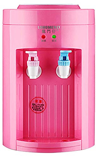 FZYE 220V 550W Electric Hot Water Dispenser Hot Water Boiler Dispenser Desktop Heating Water Fountains for Home Office Coffee Tea Bar, Cold and Hot Separation,Pink