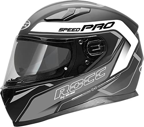 ROCC 451 Helm (Black/White,XXL)