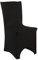WedDecor Spandex Black Chair Cover Stretch Fabric Removable Washable Protective Chair Slipcovers For Weddings Banquets Ceremony Hotel Dining Parties Decor, 10pcs