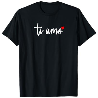 Ti Amo Italiano I Love You Valentinstagsbeziehung T-Shirt