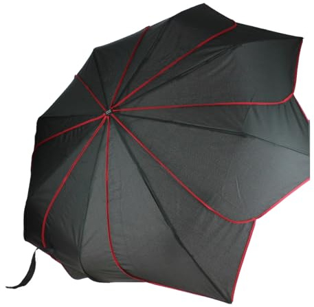 pierre cardin Regenschirm Taschenschirm Auf-Zu Automatik Sunflower schwarz, S
