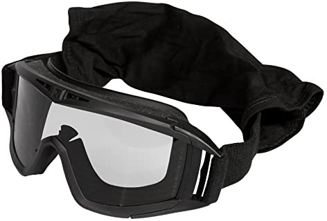 Revision Desert Locust Schutzbrille Basic Kit Clear (Schwarz)