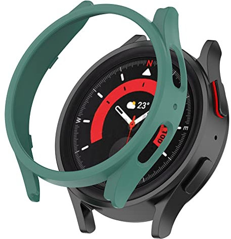 Tyogeephy Funda Compatible con Galaxy watch 5 pro 45mm Protector de pantalla Suave TPU Resistente a los arañazos Full Cover para Galaxy watch 5 pro 45mm Smartwatch Accesorios