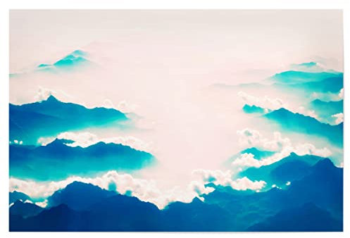 artboxONE Poster 30x20 cm Natur Nirvana-Wald hochwertiger Design Kunstdruck - Bild andere Berge Digitale Manipulation