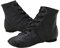 Homieco Damen Jazzschuh Ballettschuhe Gymnastikschuhe, Mädchen Moderne Leder Jazz Dance Schuhe, Tanzstiefel Ballettschläppchen Ballerinas Tanzschuhe Gymnastikschläppchen Schwarz 39