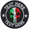 Toppa tattica personalizzata con nome, 2 pezzi Toppa con bandiera italiana con testo ricamato personalizzato Accessorio militare e tattico per abbigliamento, cappelli, giacche, zaini