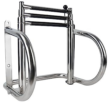 Ddasam Escalera para Barco Escalera de Barco Plegable de Acero Inoxidable escaleras para Barcos para Nadar Escalera de Barco de 3 Escalones Escalera de Barco Portátil,Escalera de Piscina