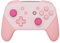 eXtremeRate Cover Grip Impugnature Guscio Case Scocca Ricambio per Nintendo Switch Pro Controller Joystick(Controller Non Incluso)-Rosa Rosa Gonfio
