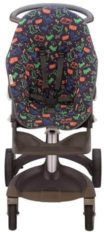 JYOKO Kids Kinderwagenmatte kompatibel mit Stokke Xplory und Stokke Crusi (Happy Dino)