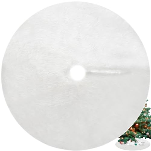 Christbaumrock Teppich für Weihnachtsbaum Rund Weihnachtsbaumdecke 22225, Größe:90 cm