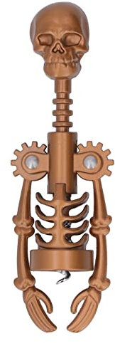 Apribottiglie Apribottiglie per Vino Cavatappi a Testa retrò con Teschio Apribottiglie per Vino Cavatappi Alato Multifunzionale per Compleanni, Feste, Bar, Casa