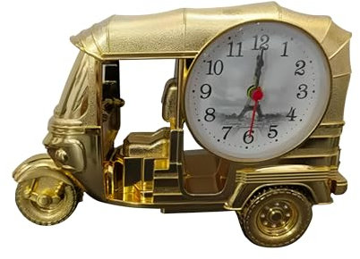 LEDSone Vintage-Wecker in Form eines Dreirads, kreative Tischuhr, batteriebetrieben, Tischuhr für Zuhause, Schlafzimmer, Dekorationsuhren