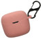kwmobile Carcasa para Auriculares Compatible con JBL Tune Flex Funda - Carcasa Protectora de Silicona - Bordado Brillante