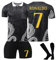 Fußball Trikot Nr.7, Hause/Auswärts 7 Fußball Trikot für Kinder Erwachsener, Nr.7 Fussball Trikot Shorts Socken für Jungen Herren