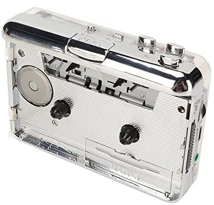 Tessette Tape to MP3 PlayerUSB-KassettenspielerTragbarer Kassetten-Playessette-Recorder-Player, Kassetten-zu-MP3-Konverter R HiFi-Stereo-Sound USB-Kassettenspieler mit