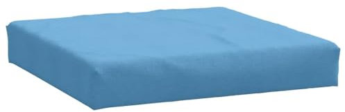 vidaXL Palettenkissen, Palettenauflage für Europaletten, Palettenpolster Palettensofa Outdoor Indoor, Sitzkissen, Melange Blau Stoff