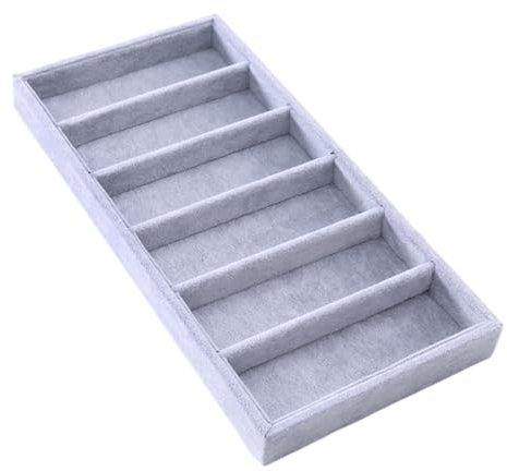 BEAHING Sunglasses Holder Tray 6 Slots Glasses Display Case Eye Glasses Storage Organizer Container, Glasses Holder Tray