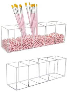 SoeUyd Acryl Stifthalte, Stifte Organizer, Acrylic Pen Holder