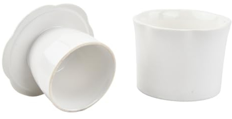 Cerámica Mantequera, Mantequilleras con línea de agua, Contenedor de Mantequilla Porcelana, Recipiente con Tapa, para Mantequilla Fresca y Untable