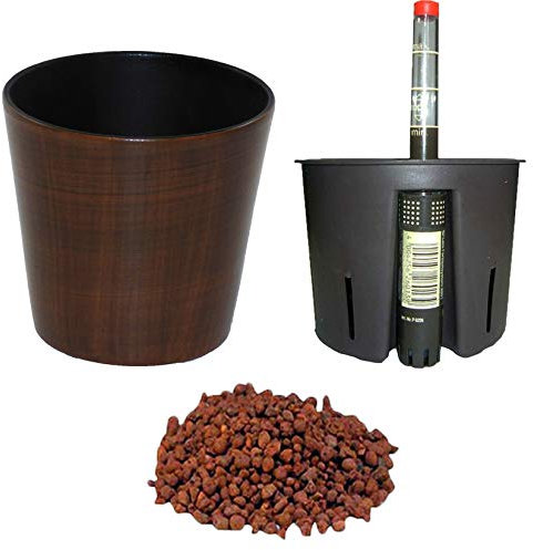 Set4 4 teilig Keramik Blumentopf Korfu Ø 13,5 H 13 Hydro Bali Dekor