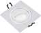 Wonderlamp Clasic W-E0 Foco empotrable cuadrado GU10, Aluminio, 5 UNIDADES