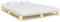 vidaXL Kiefernholz Massiv Palettenbett Massivholzbett Palettenmöbel Bett Holzbett Futonbett Bettgestell Bettrahmen Doppelbett 140x200cm